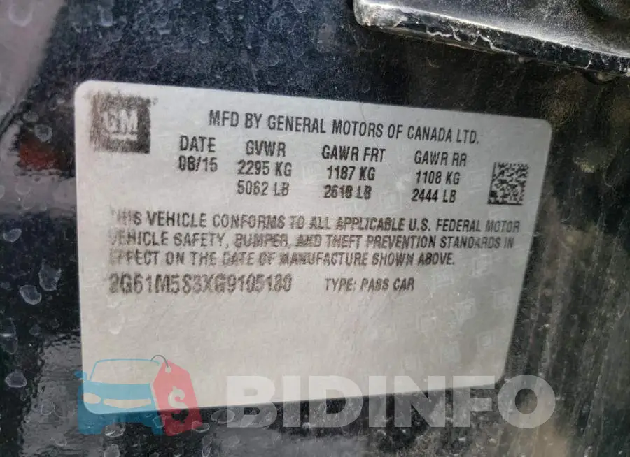 2G61M5S3XG9105130 Photo# 13