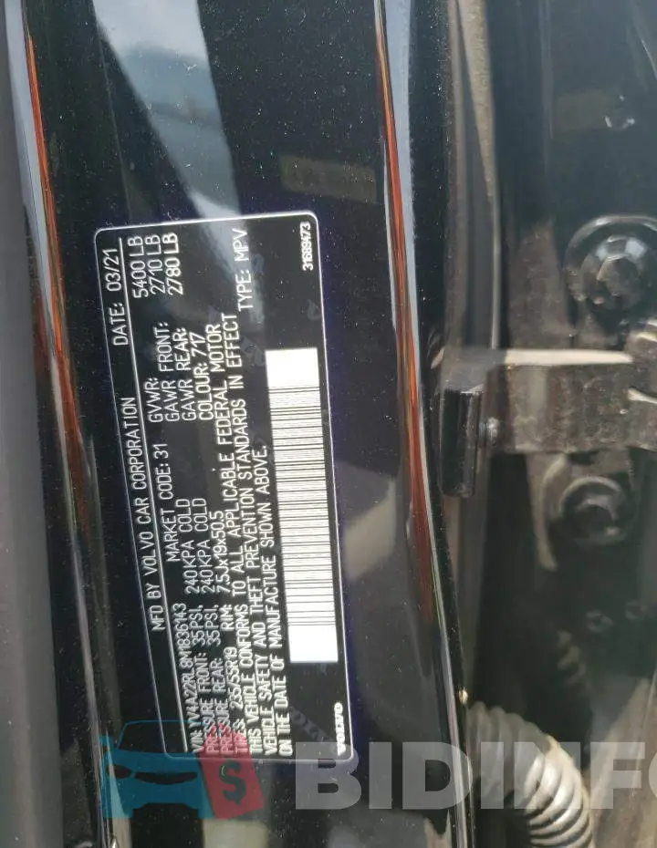 YV4A22RL8M1836143 Photo# 13