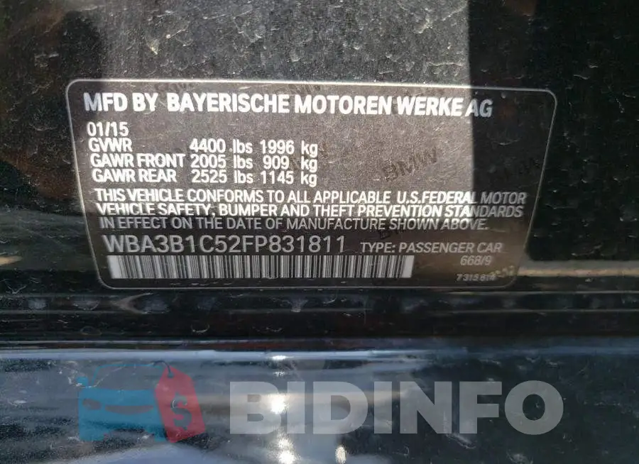 WBA3B1C52FP831811 Photo# 13
