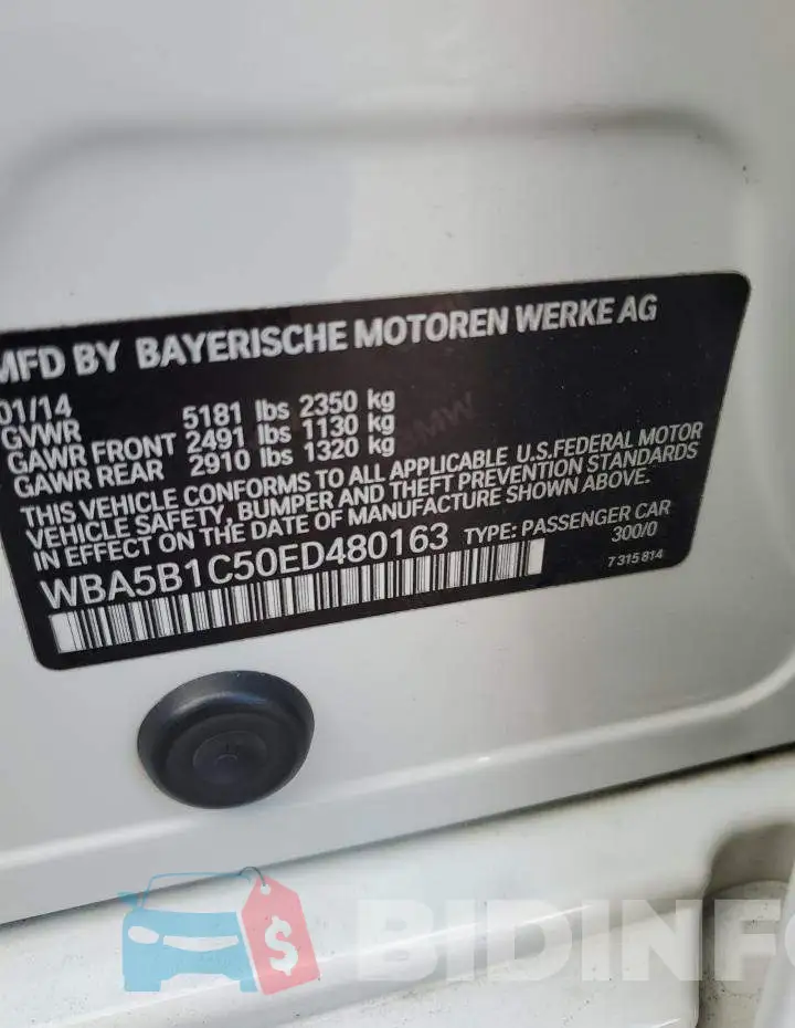 WBA5B1C50ED480163 Photo# 12