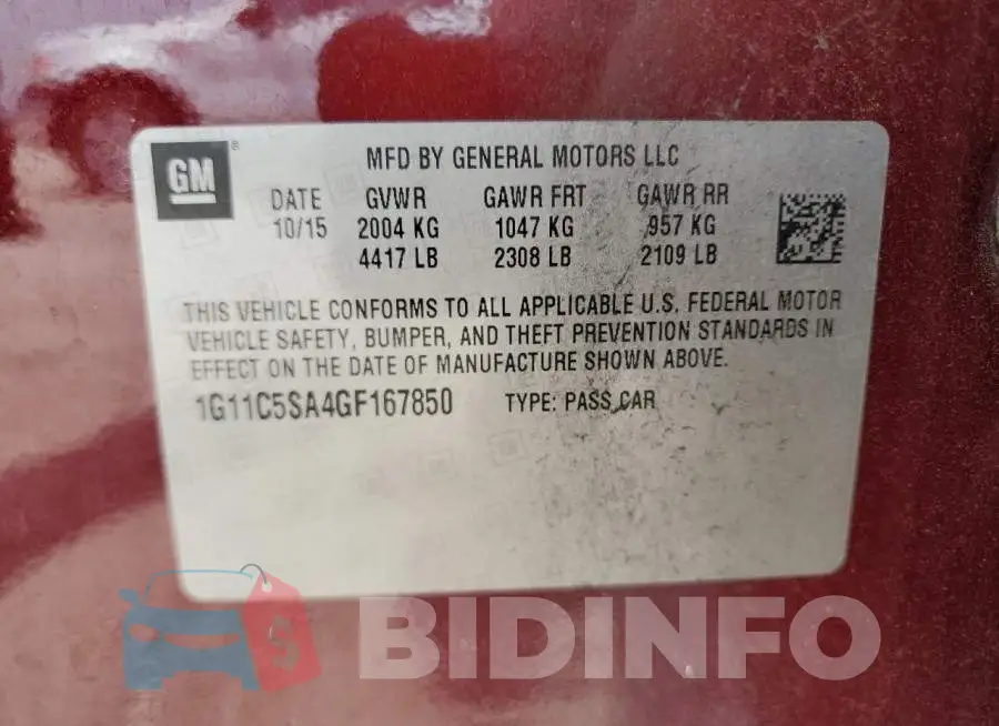 1G11C5SA4GF167850 Photo# 12