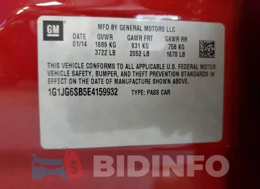 1G1JG6SB5E4159932 Photo# 12
