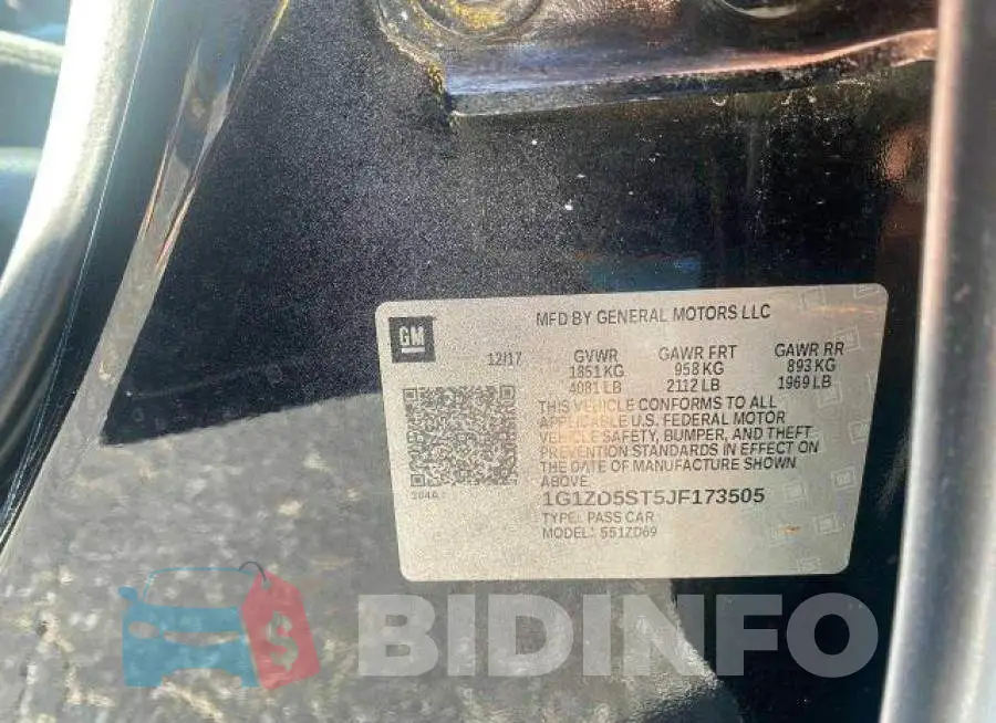 1G1ZD5ST5JF173505 Photo# 10