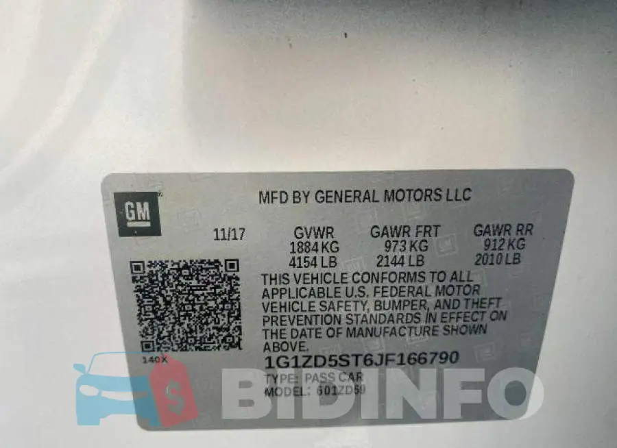 1G1ZD5ST6JF166790 Photo# 10