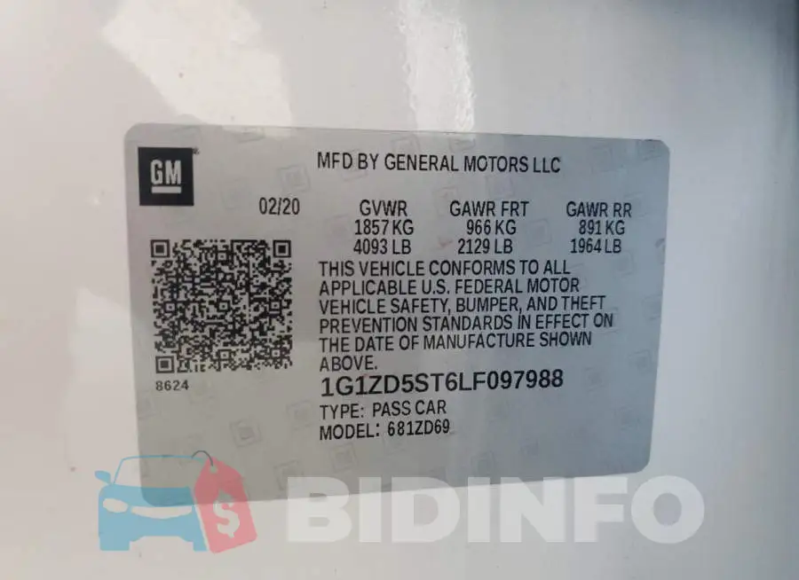 1G1ZD5ST6LF097988 Photo# 12