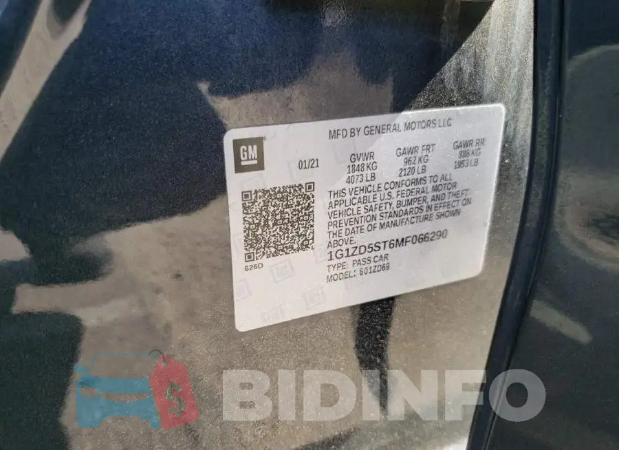 1G1ZD5ST6MF066290 Photo# 12
