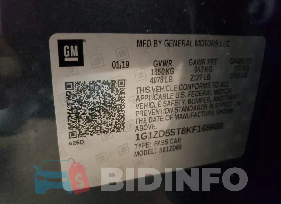 1G1ZD5ST8KF165688 Photo# 13