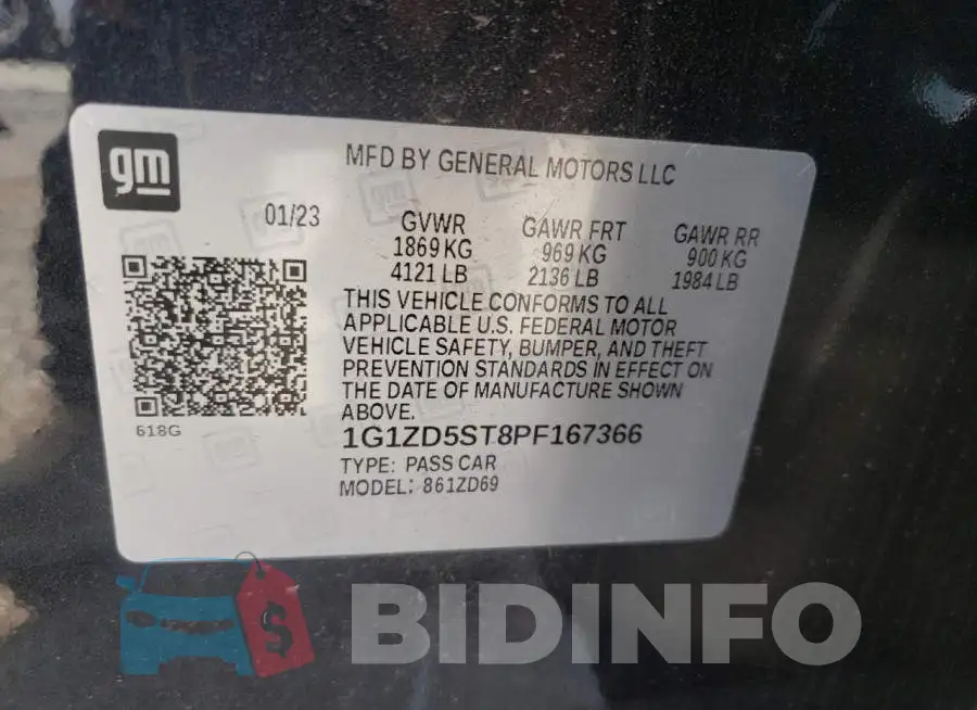 1G1ZD5ST8PF167366 Photo# 12