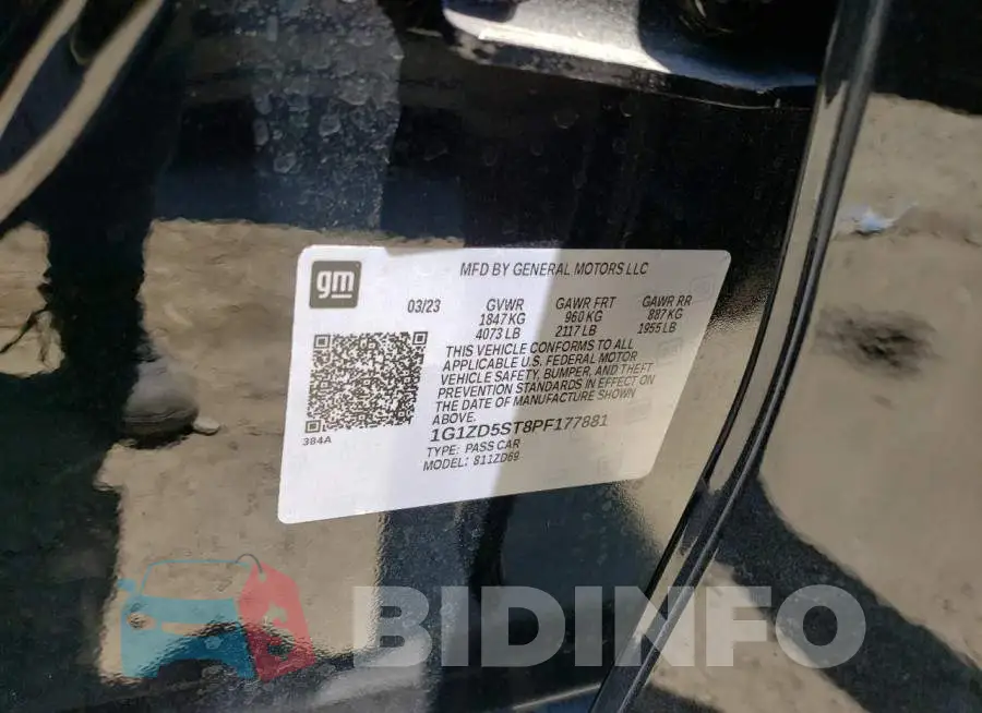 1G1ZD5ST8PF177881 Photo# 12