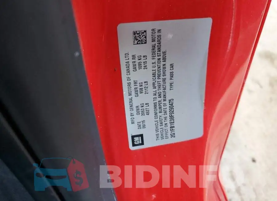 2G1FB1E38F9290475 Photo# 12