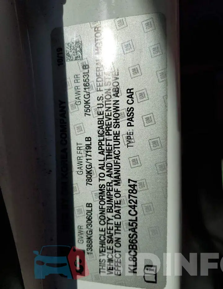 KL8CB6SA5LC427847 Photo# 12