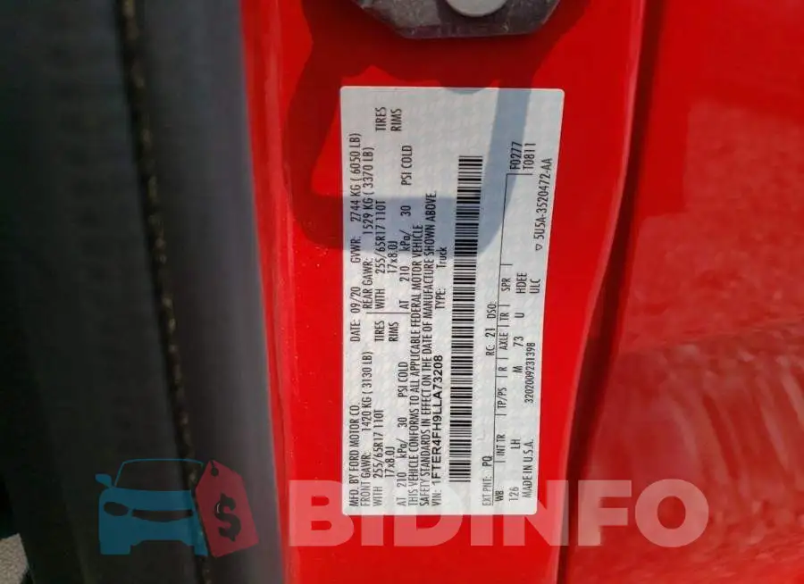 1FTER4FH9LLA73208 Photo# 12