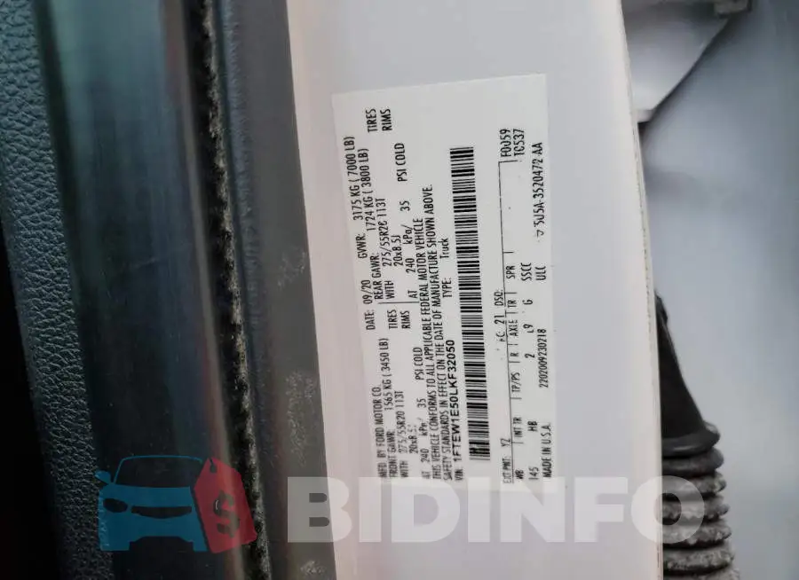 1FTEW1E50LKF32050 Photo# 12
