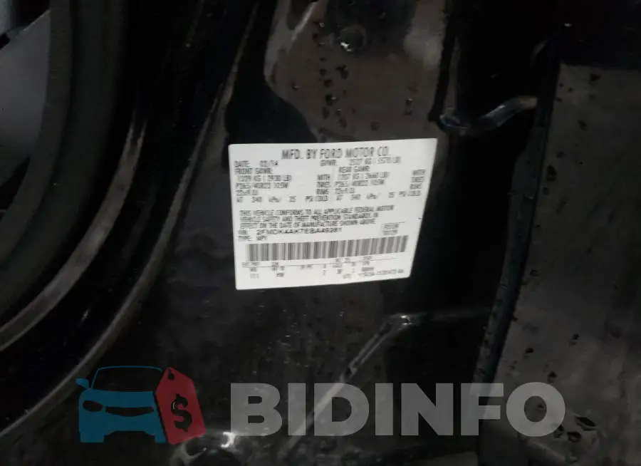 2FMDK4AK7EBA49281 Photo# 13