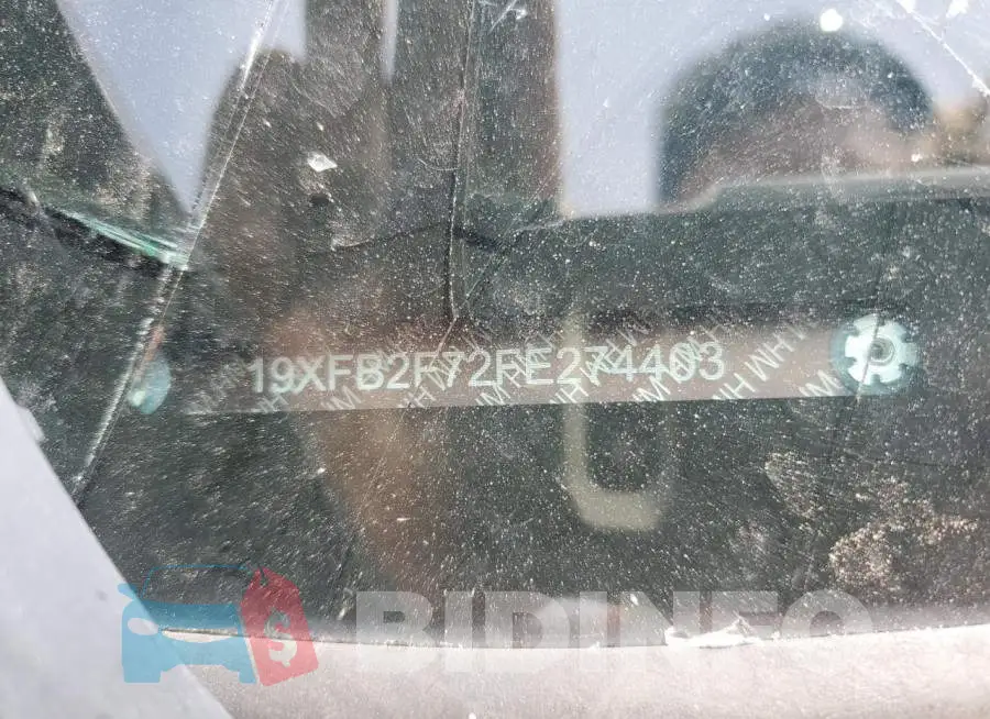 19XFB2F72FE274403 Photo# 12