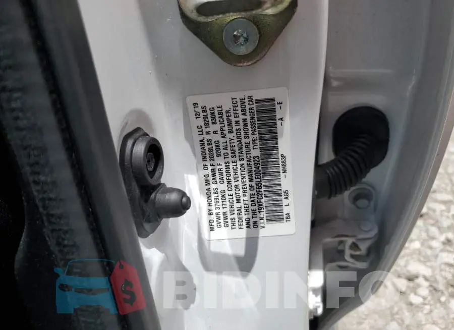 19XFC2F65LE004923 Photo# 12