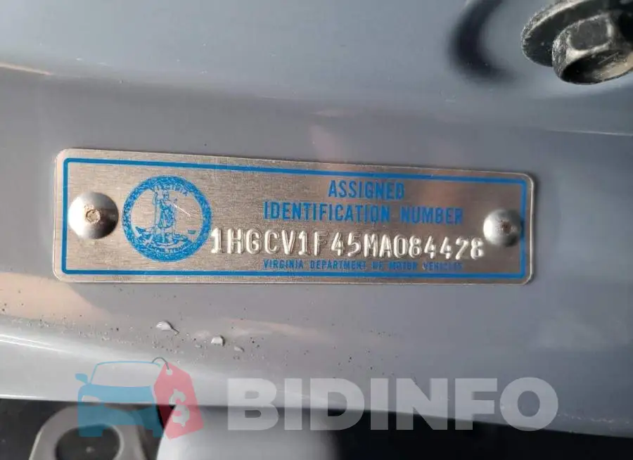 1HGCV1F45MA084428 Photo# 10