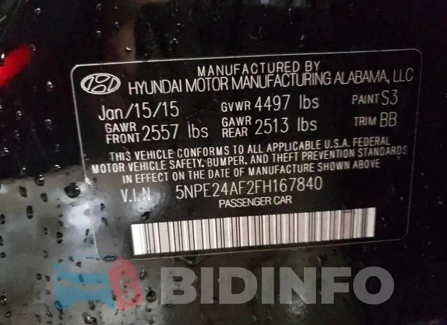5NPE24AF2FH167840 Photo# 12