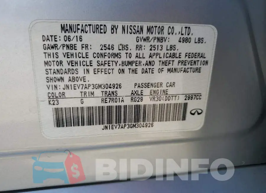 JN1EV7AP3GM304926 Photo# 13