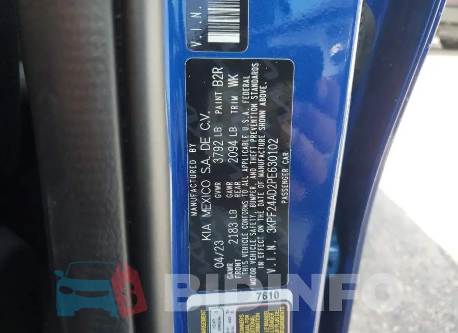3KPF24AD2PE630102 Photo# 13