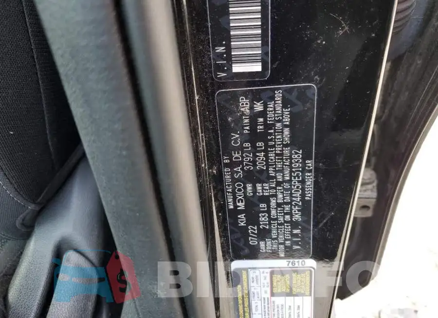 3KPF24AD5PE519382 Photo# 12