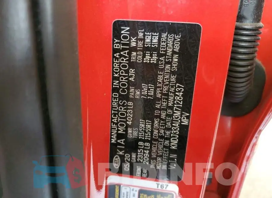 KNDJ33AU3M7128437 Photo# 13