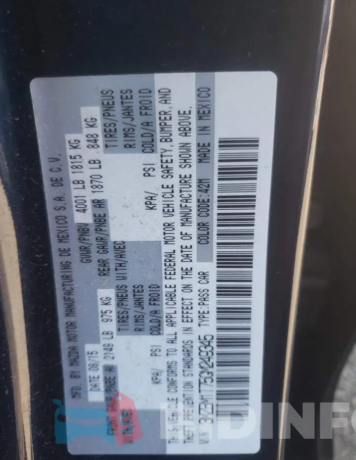 3MZBM1T75GM249345 Photo# 12