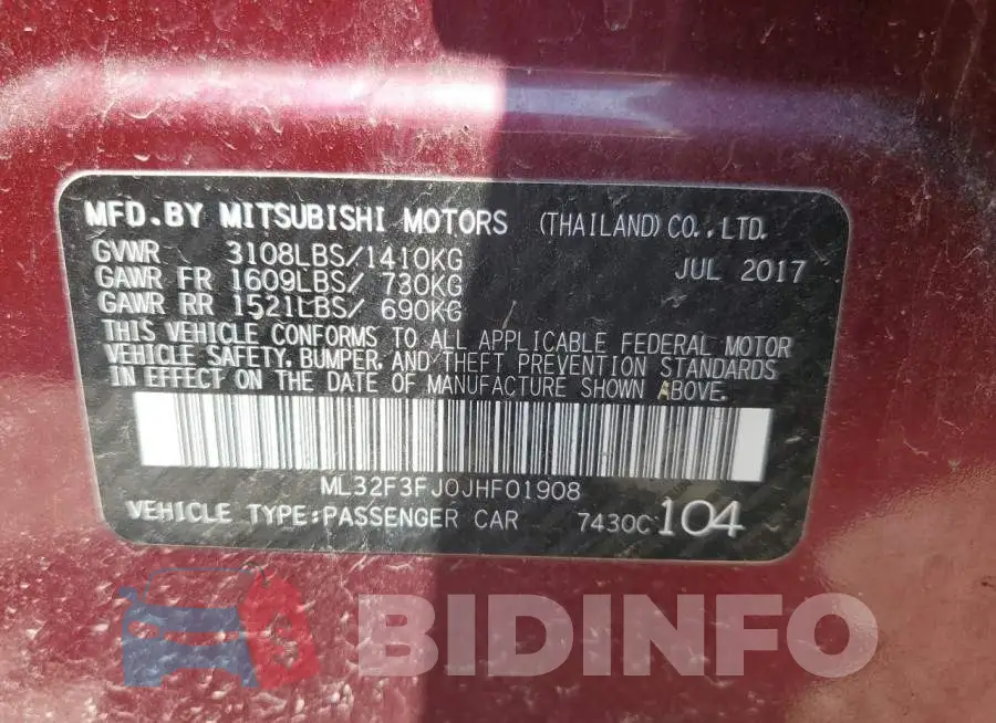 ML32F3FJ0JHF01908 Photo# 12