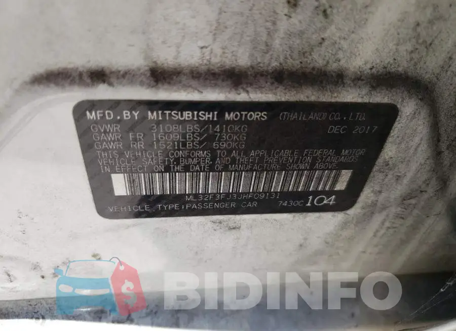 ML32F3FJ3JHF09131 Photo# 13