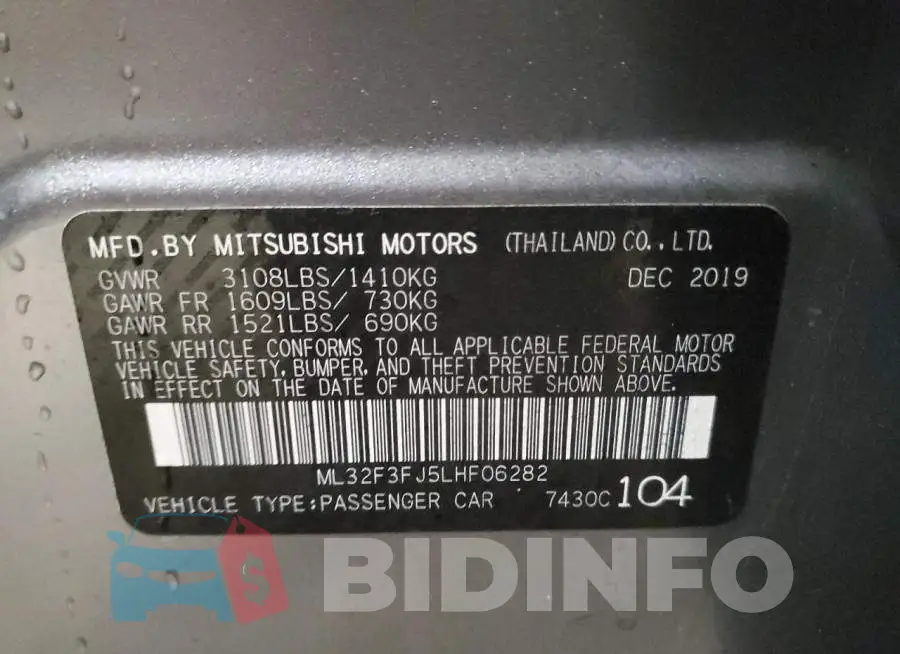 ML32F3FJ5LHF06282 Photo# 12