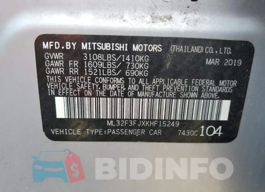 ML32F3FJXKHF15249 Photo# 12