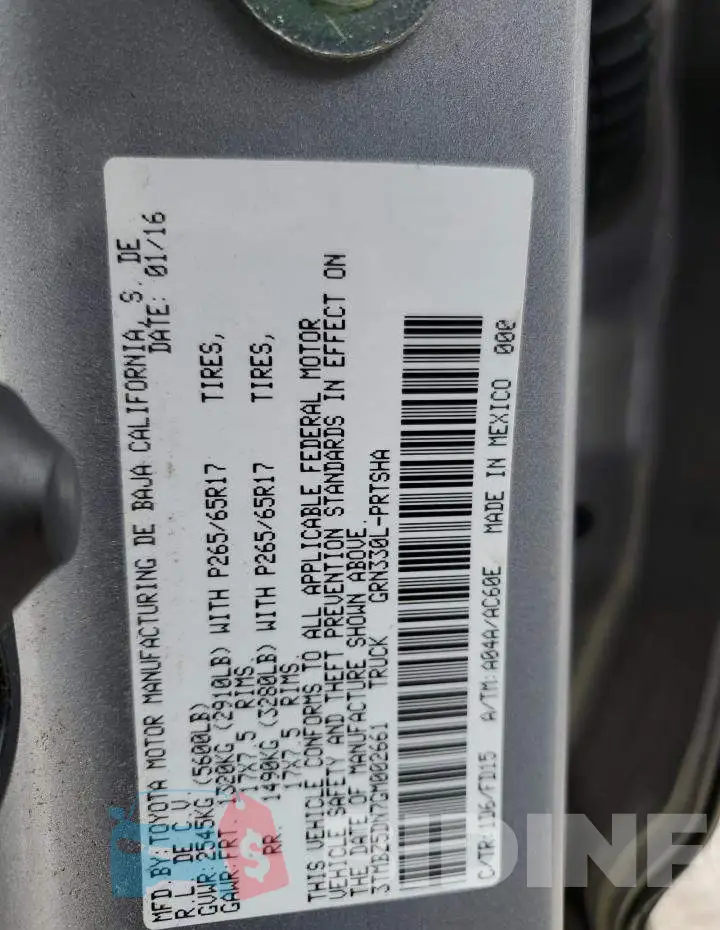 3TMBZ5DN7GM002661 Photo# 13