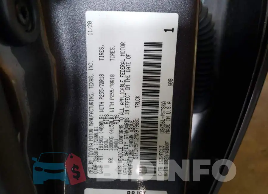 5TFDY5F12MX979881 Photo# 12