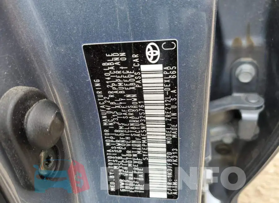 5YFEPMAE5NP325761 Photo# 12