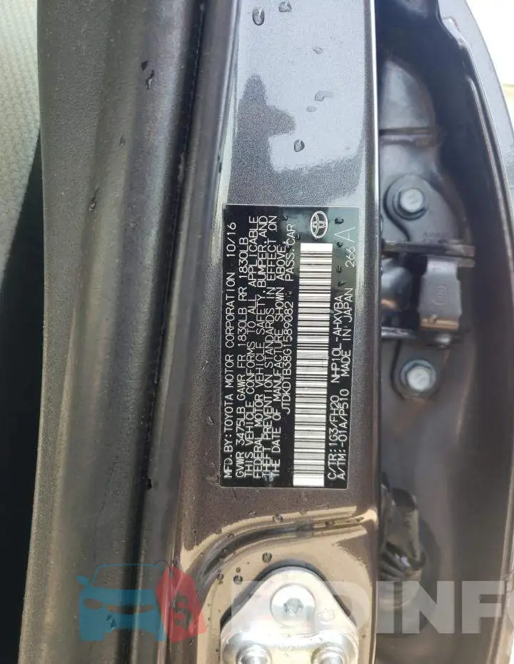 JTDKDTB38G1589082 Photo# 13