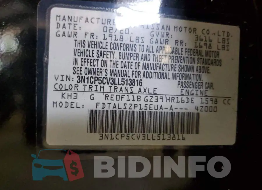 3N1CP5CV3LL513816 Photo# 12
