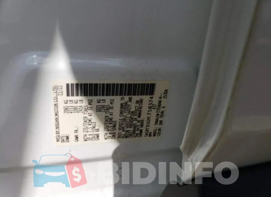 5N1BT3CA1PC758374 Photo# 12