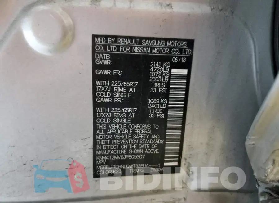 KNMAT2MV6JP605307 Photo# 13