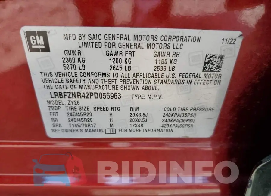 LRBFZNR42PD056963 Photo# 13