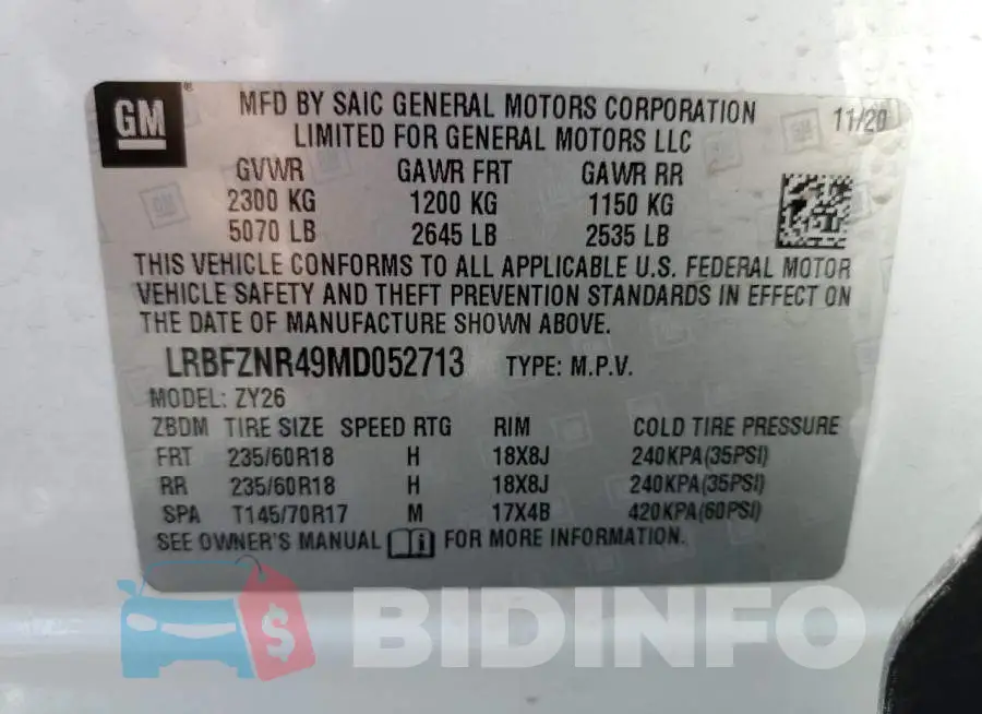 LRBFZNR49MD052713 Photo# 14