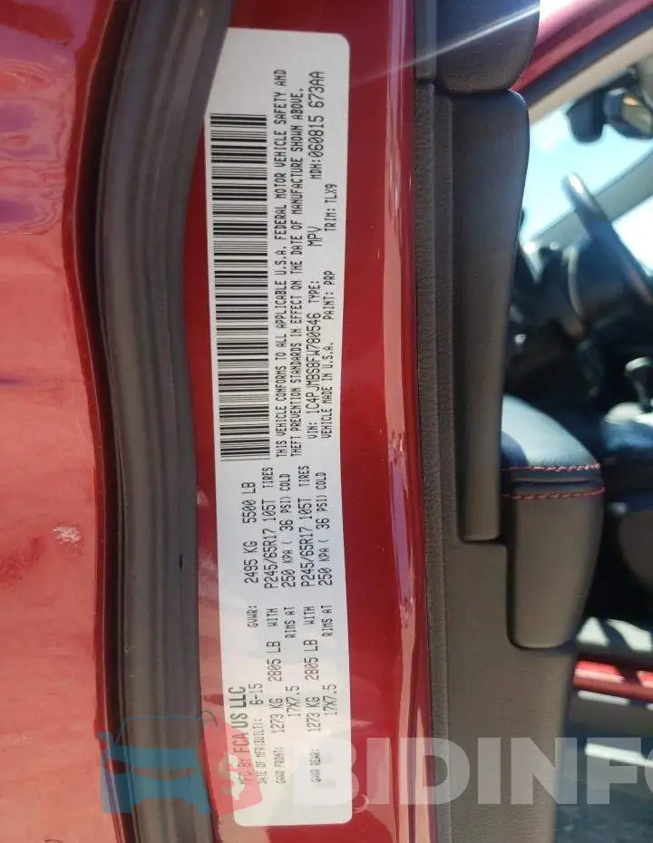 1C4PJMBS8FW780546 Photo# 12