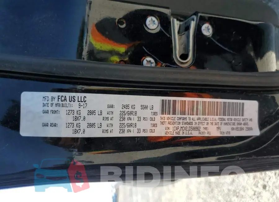 1C4PJMCX2JD508962 Photo# 13