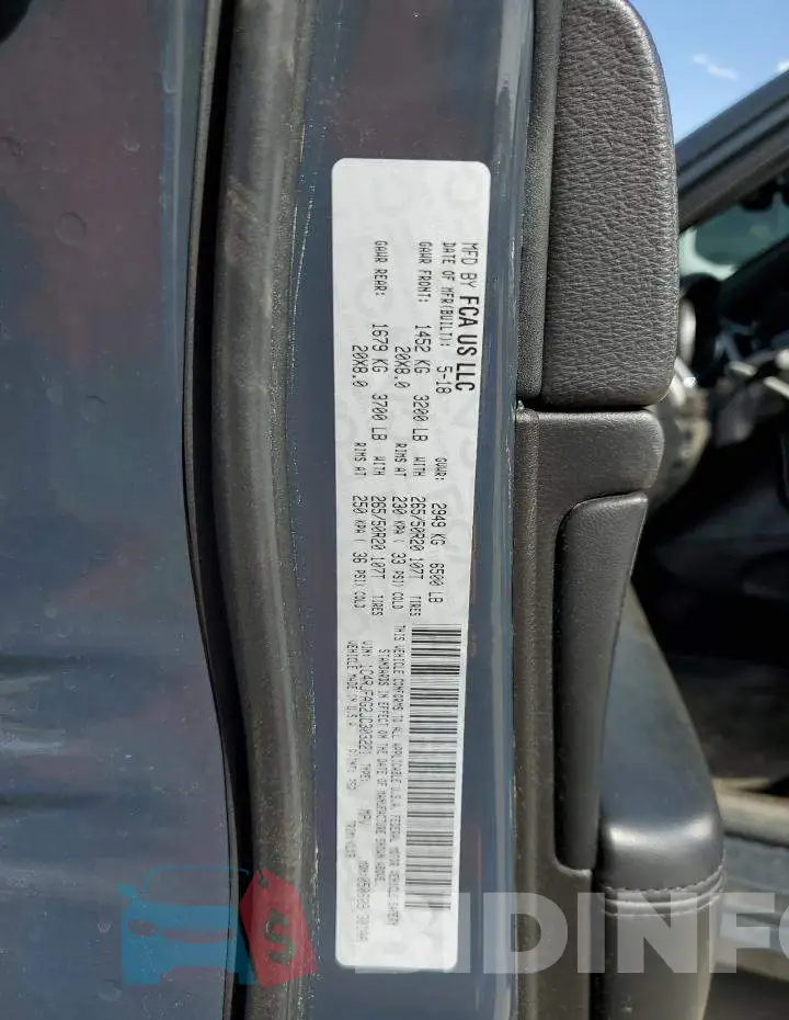 1C4RJFAG2JC303221 Photo# 13