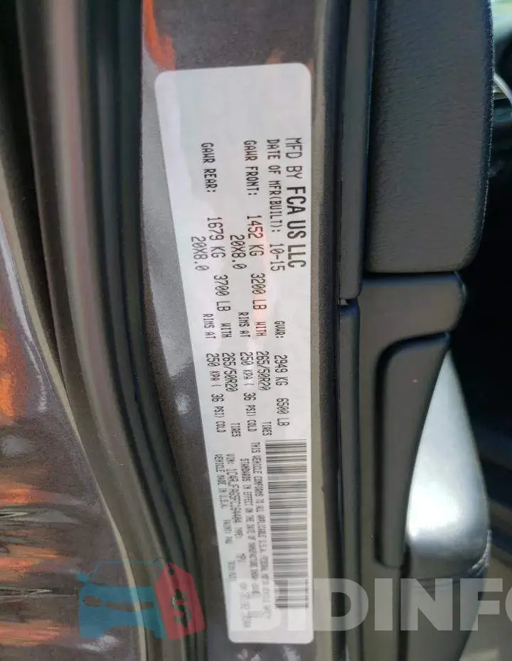 1C4RJFAG5FC164404 Photo# 13
