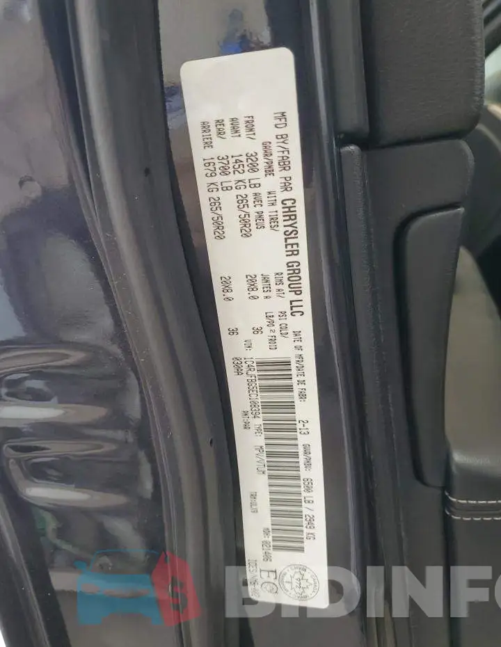 1C4RJFBG5EC108394 Photo# 13