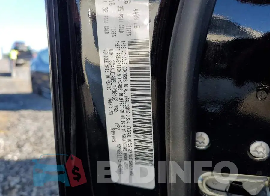 3C4NJCAB5LT230452 Photo# 12