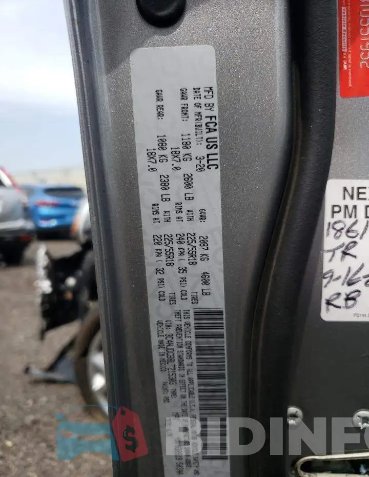 3C4NJDCB8LT215303 Photo# 13