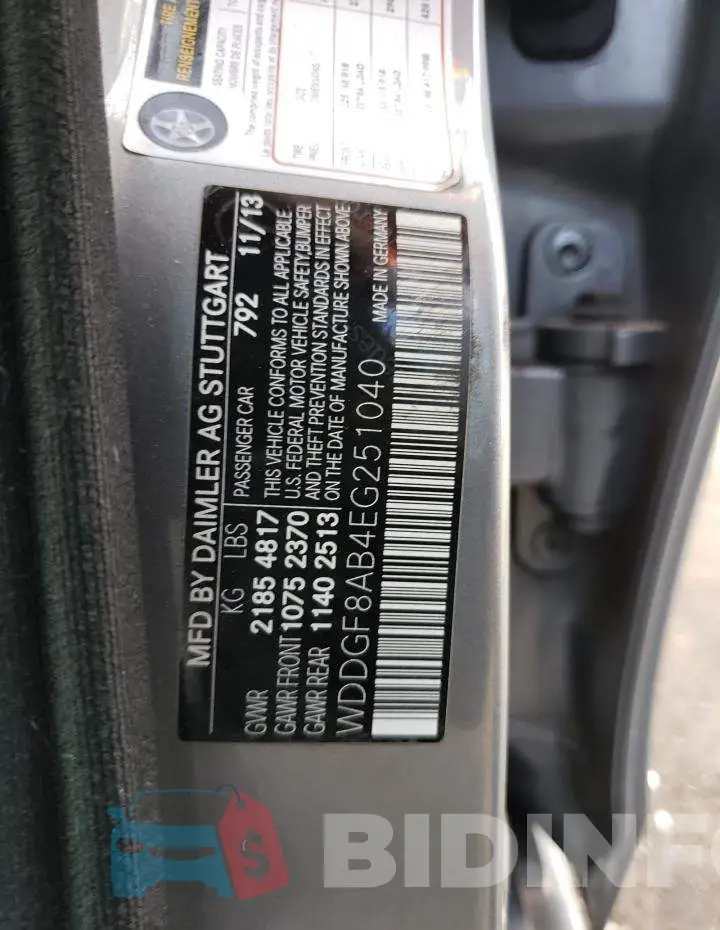 WDDGF8AB4EG251040 Photo# 12