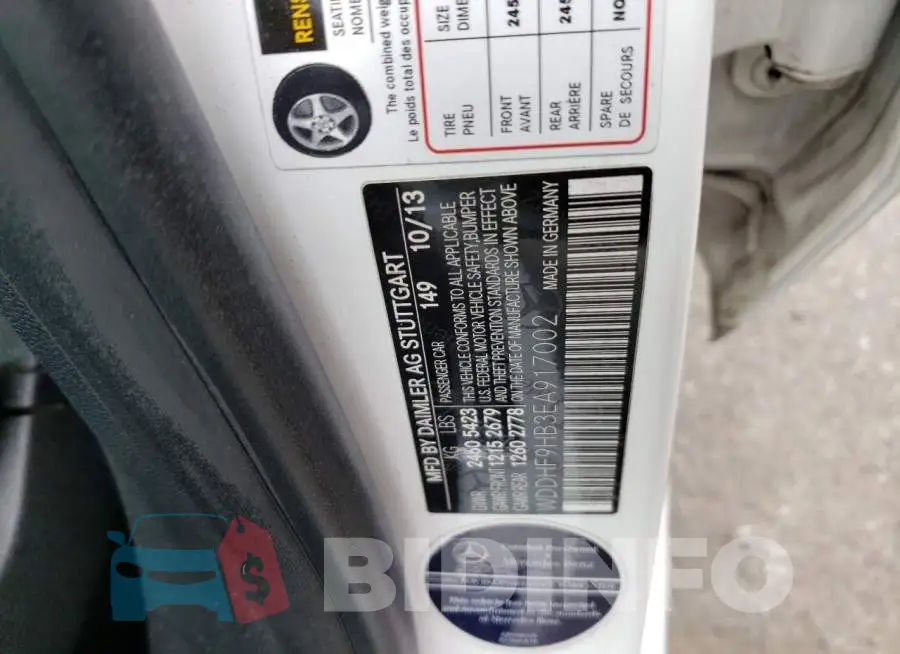 WDDHF9HB3EA917002 Photo# 13
