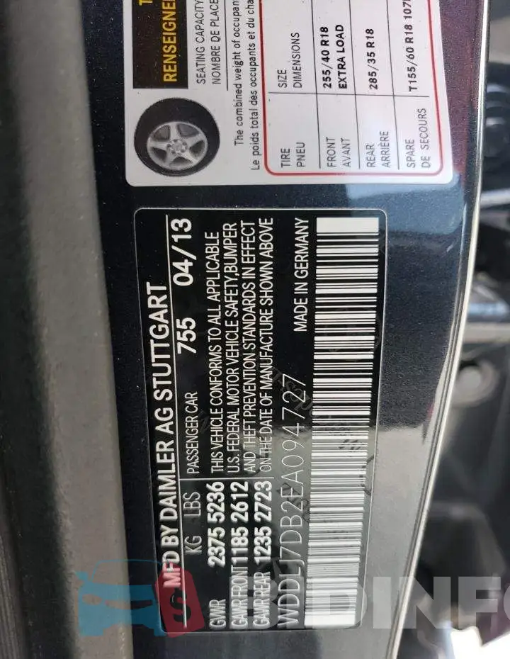 WDDLJ7DB2EA094727 Photo# 12